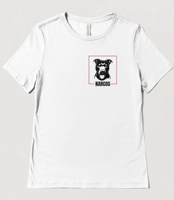 T-shirt bianca NARCOS